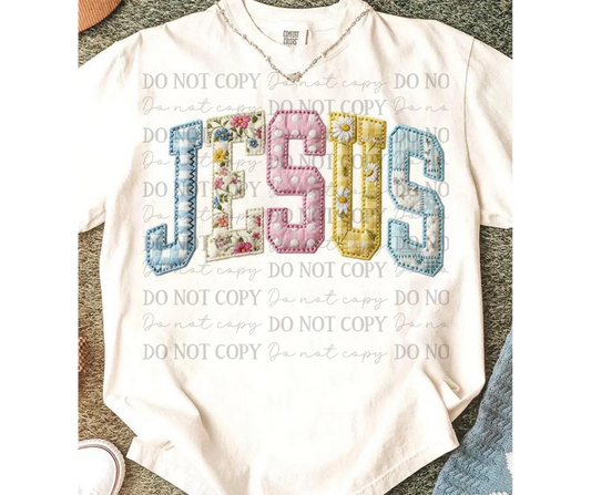 Faux Patch Jesus 07274