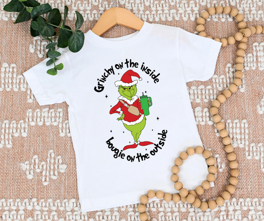 Green Guy on the Inside Bougie on the Outside DTF Transfer 05947