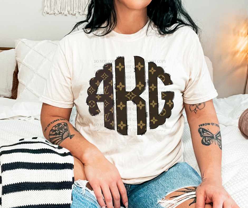 Custom LV Inspired Monogram 00961