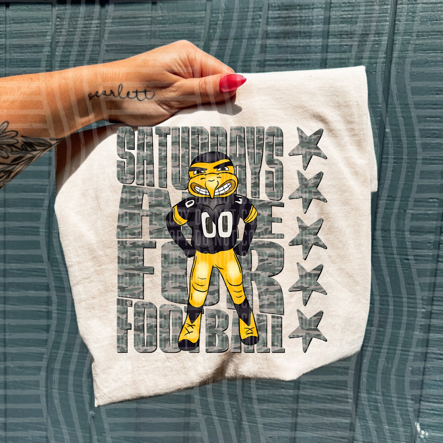 Camo Saturdays Are for College Football Teams (Choose Yours) 00611