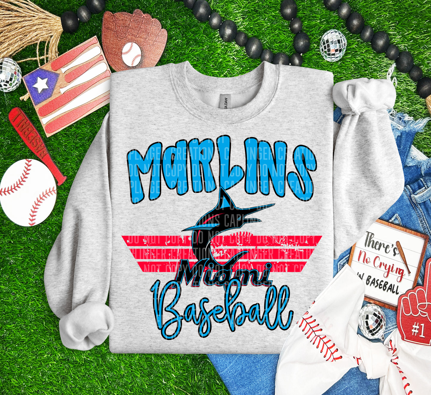 Girly Pro Baseball Teams (Choose Yours) 07746