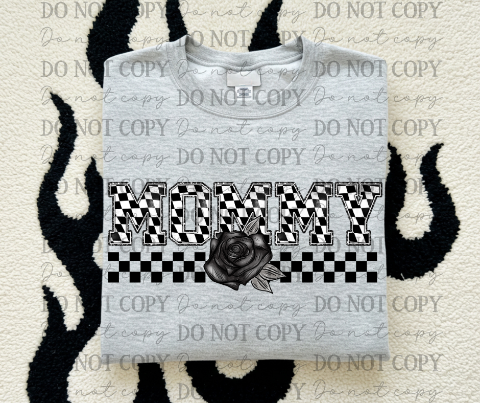 Checkered Rose Name Titles (Choose Yours) 07008