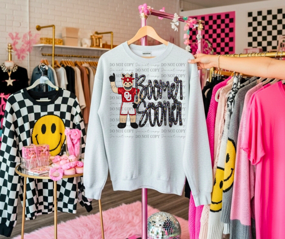 Sequin College Mascots (Choose Yours) 07262