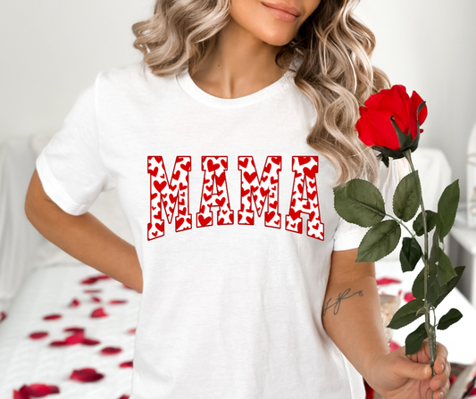 Mama Hearts DTF Transfer 05521