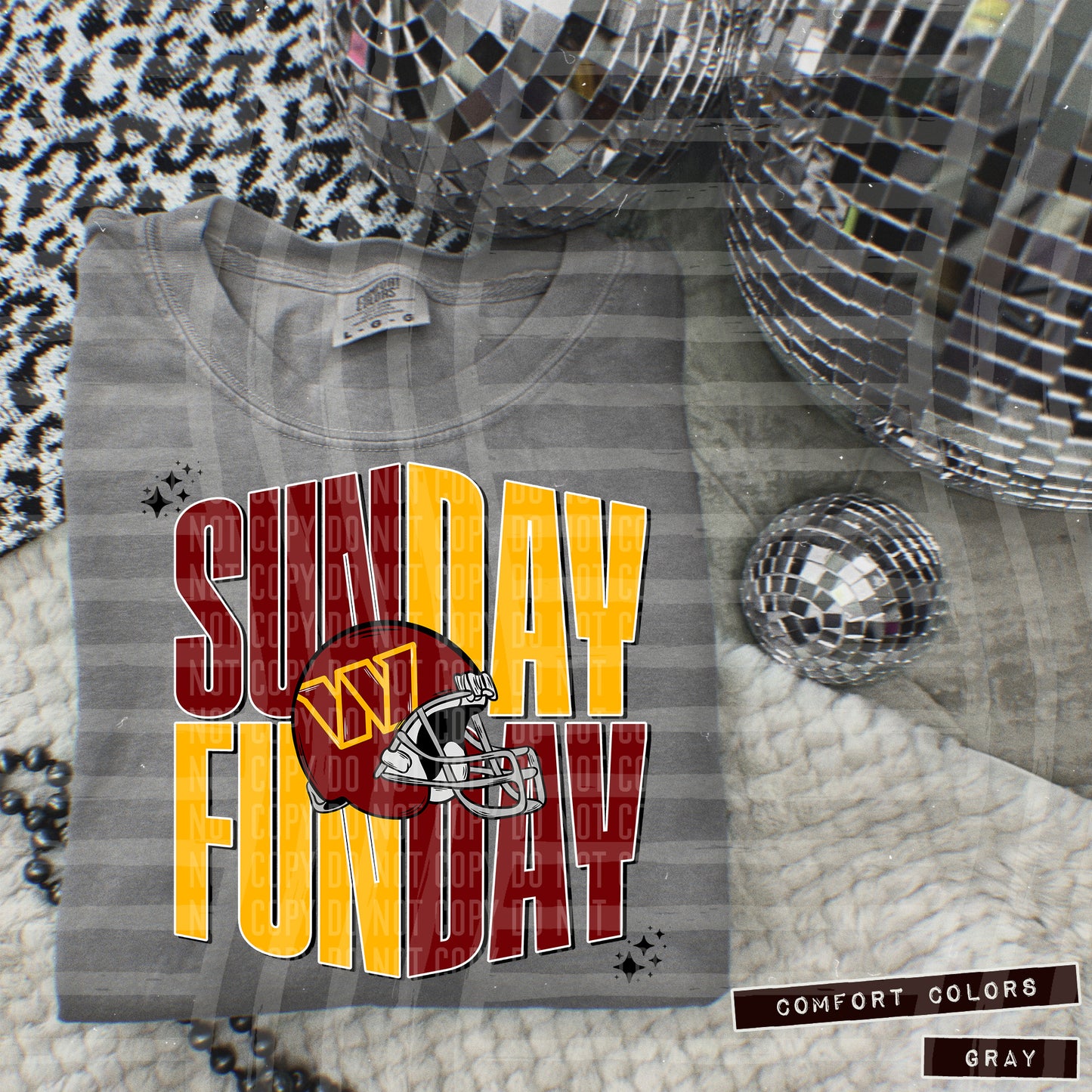 Pro Football Team Sunday Funday (Choose Yours) 00852