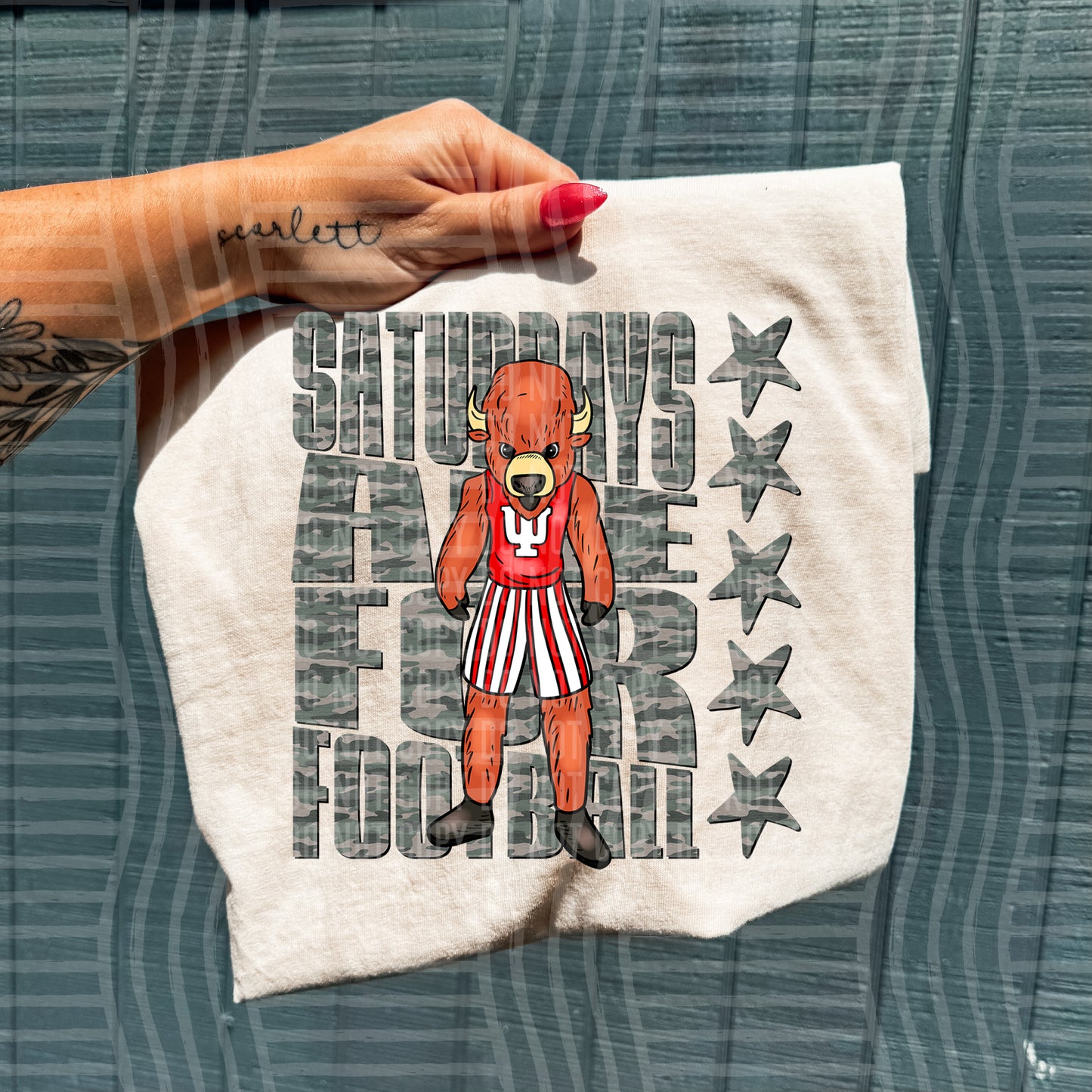 Camo Saturdays Are for College Football Teams (Choose Yours) 00611