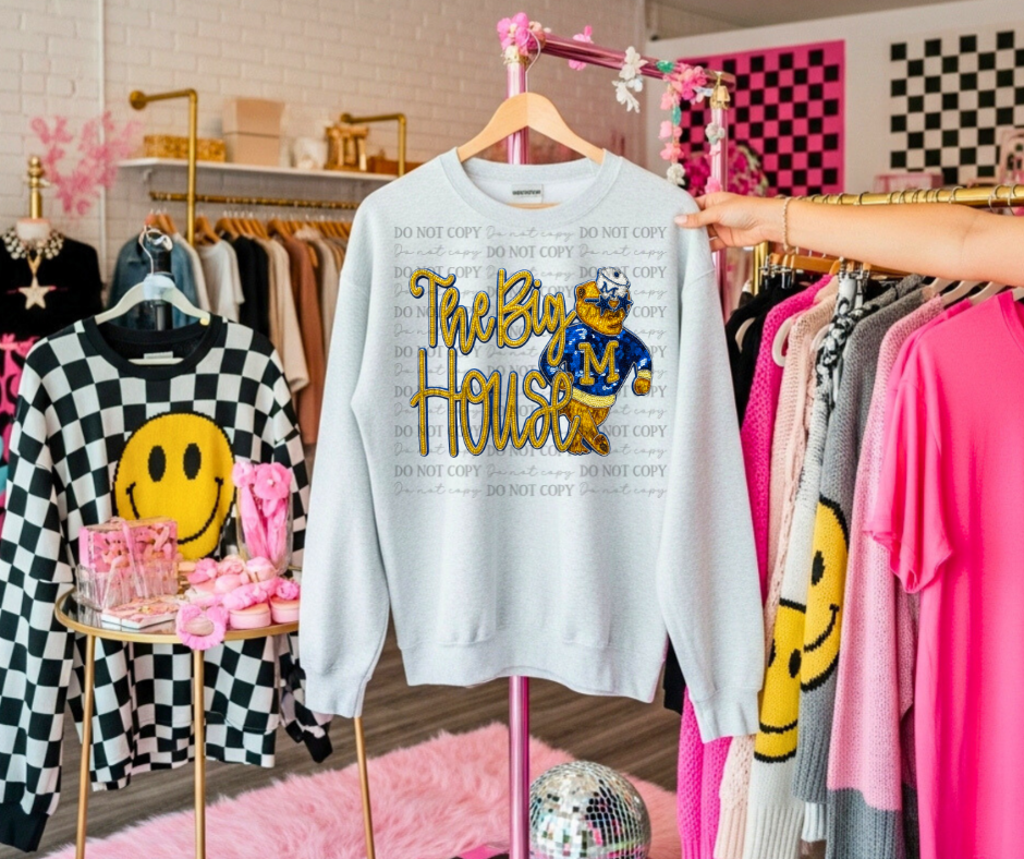 Sequin College Mascots (Choose Yours) 07262