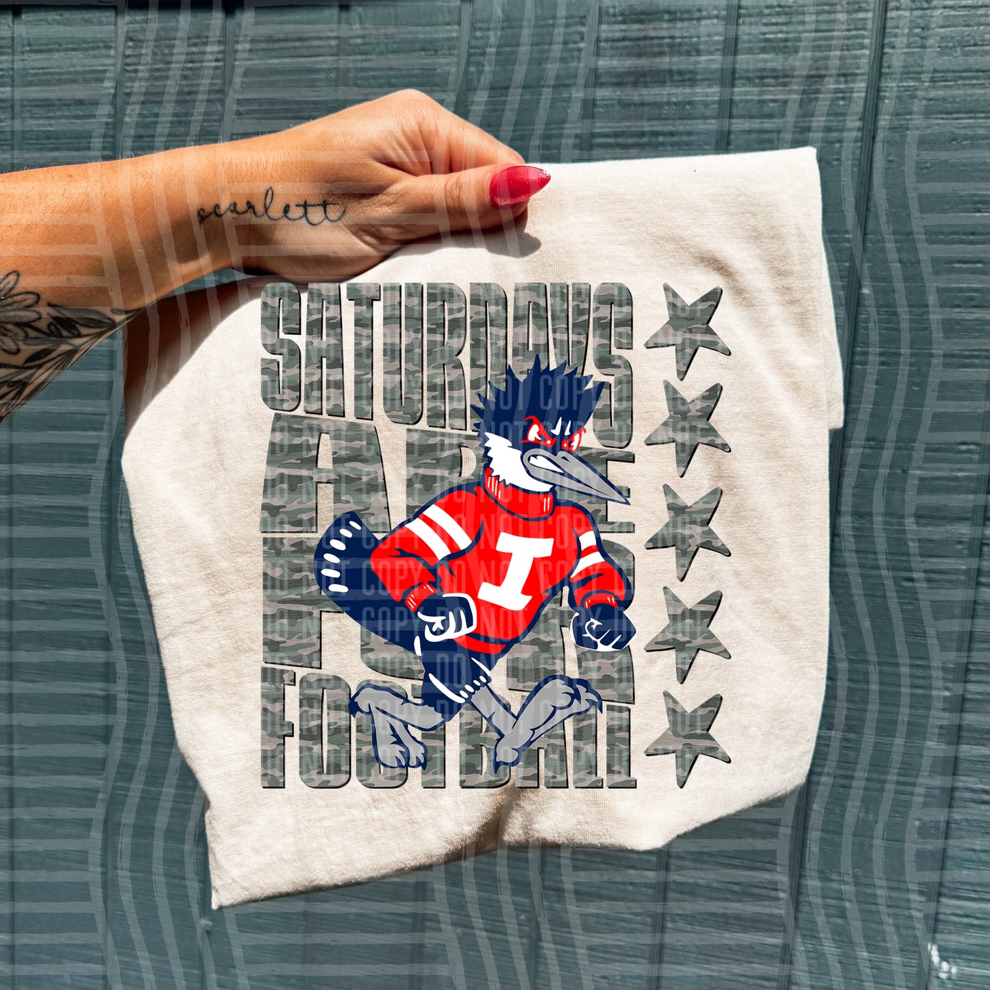 Camo Saturdays Are for College Football Teams (Choose Yours) 00611