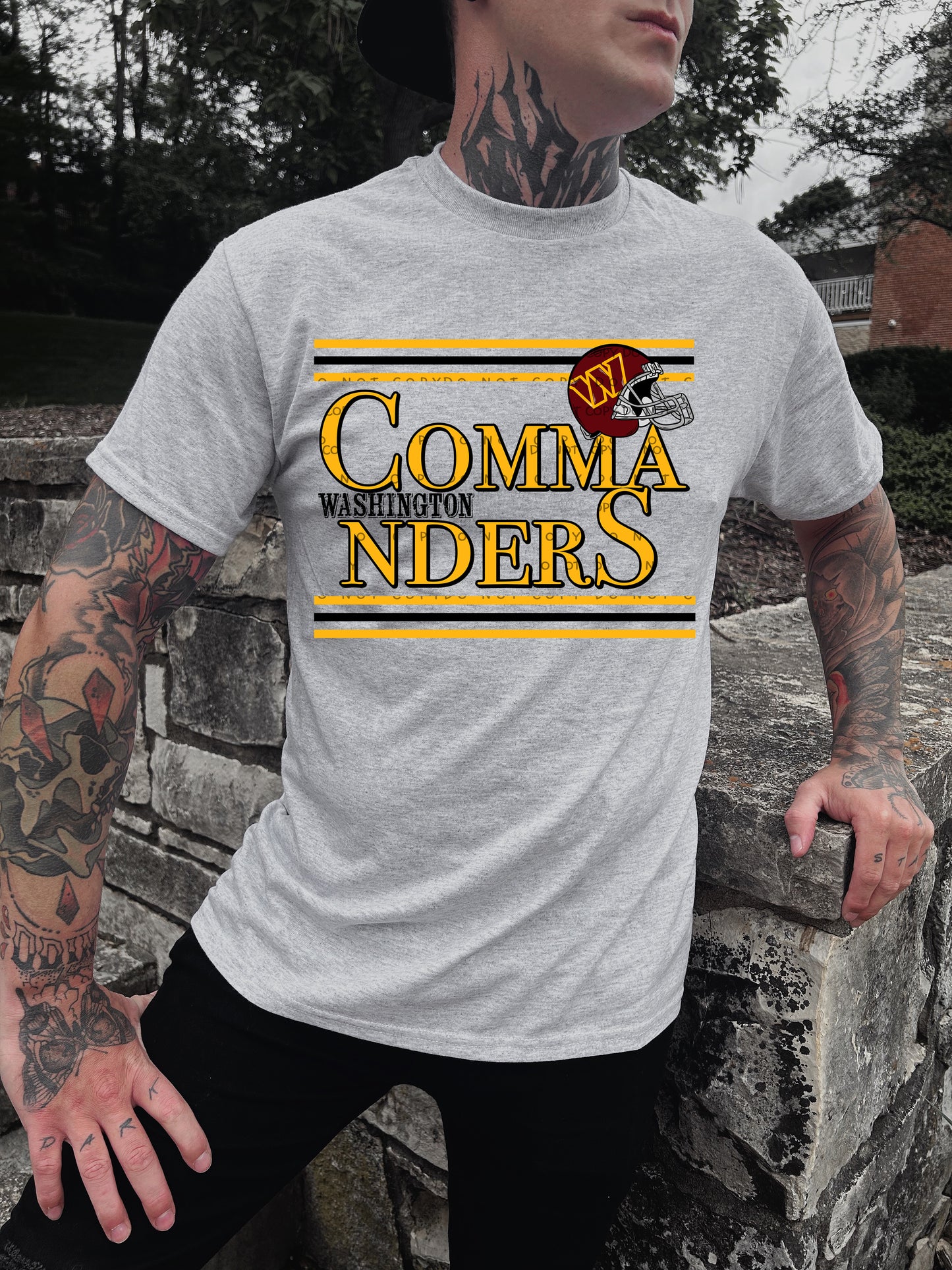 Pro Football Teams Simple Stripes (Choose Yours) 00261