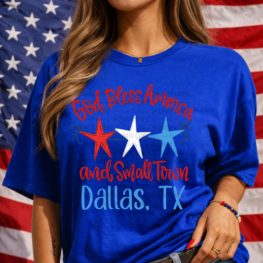 God Bless America and Small Town Custom 08059