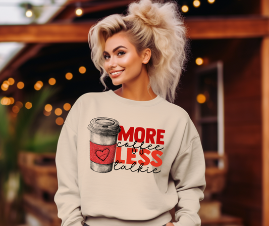 More Coffee Less Talkie DTF Transfer 05363