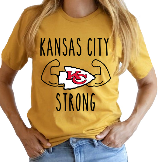 Kansas City Strong Muscles DTF Transfer 05405