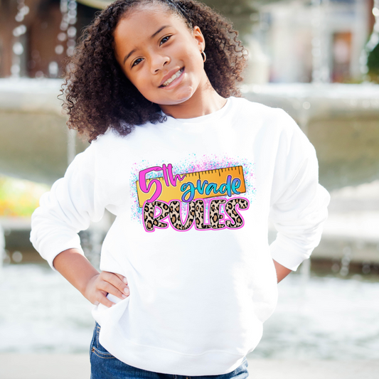 Fifth Grade Rules DTF Transfer 06176
