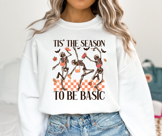 Tis the Season to Be Basic Skeletons DTF Transfer 06059