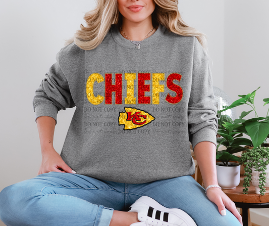 Faux Kansas City Chiefs 03498