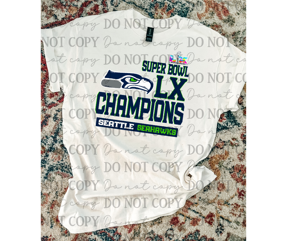 Seattle Seahawks SB Champs 07109