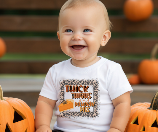Thick Thighs and Pumpkin Pie DTF Transfer 05764