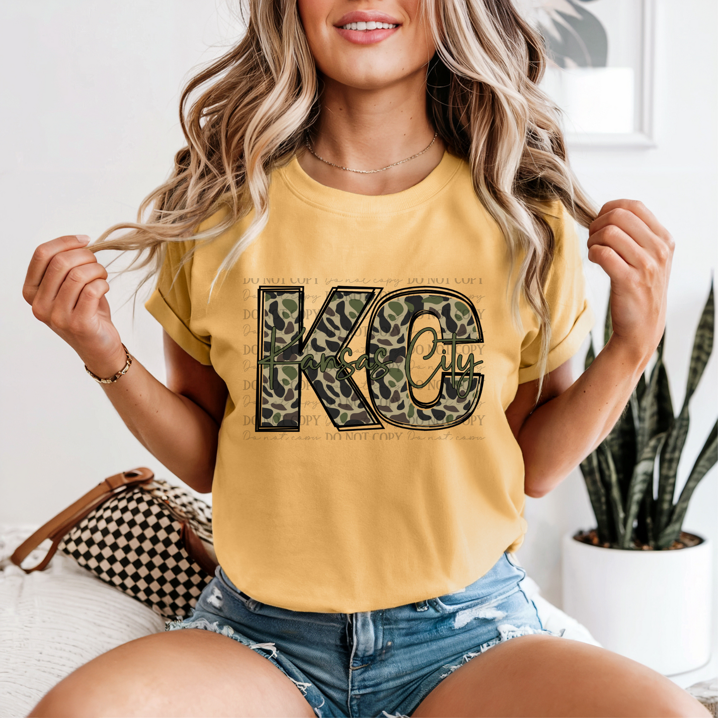 Camo KC Chiefs Doodle 00819