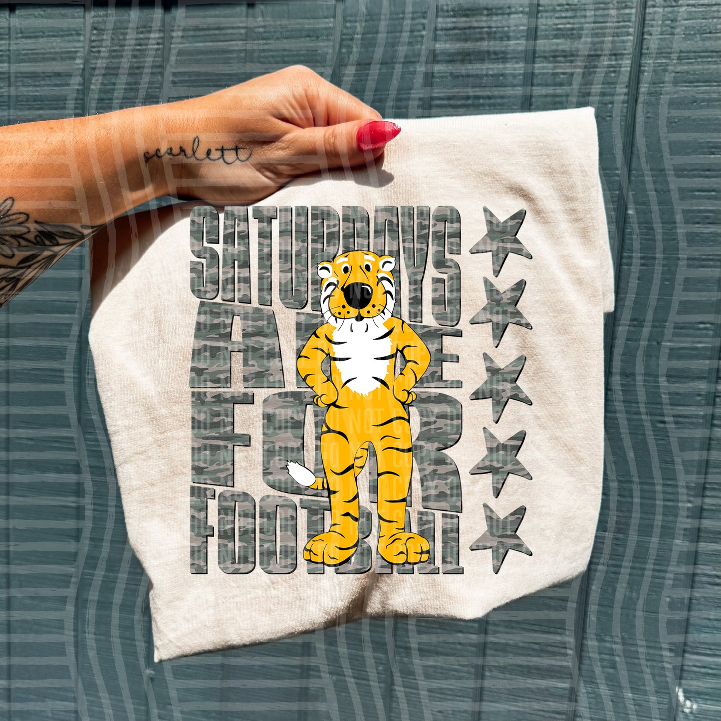 Camo Saturdays Are for College Football Teams (Choose Yours) 00611