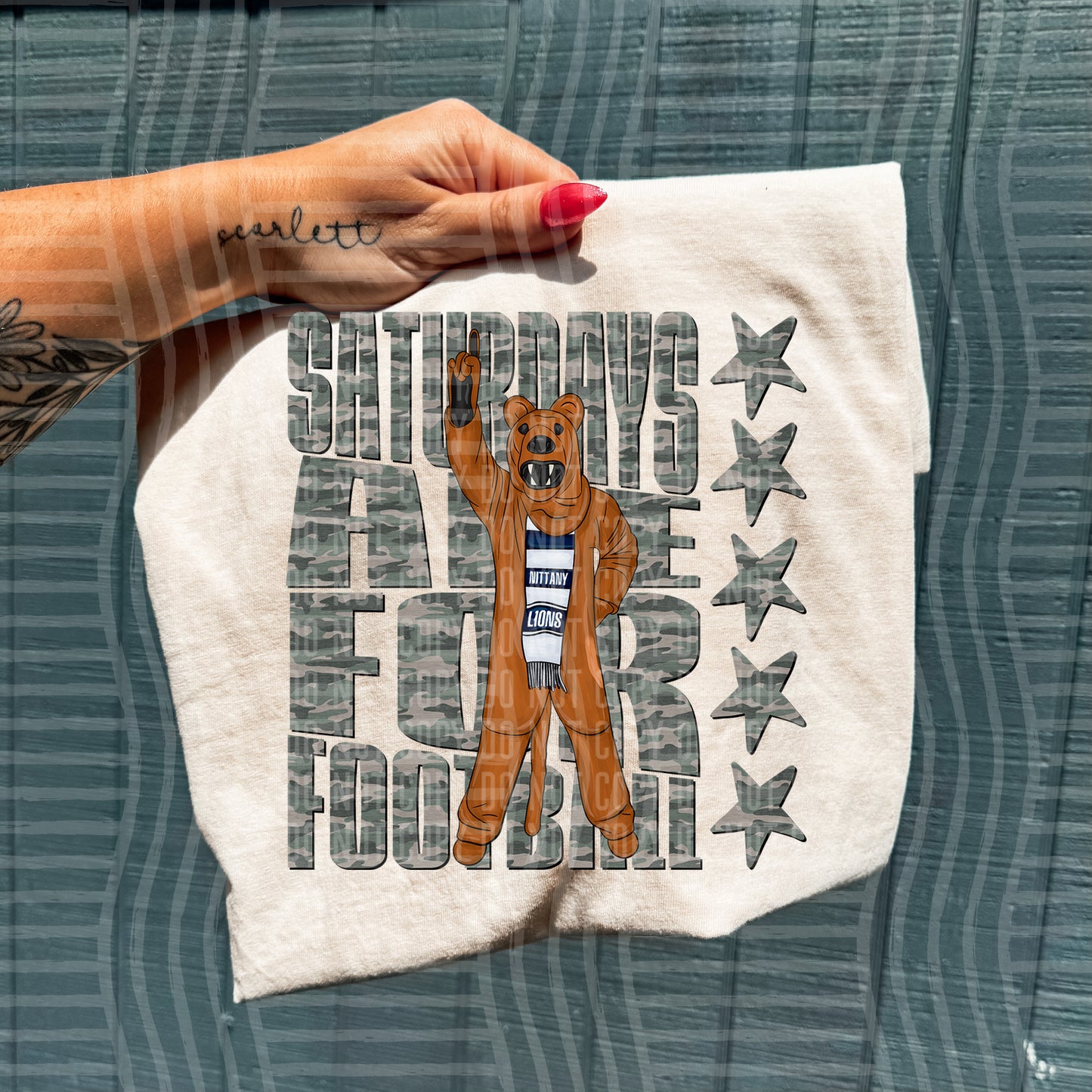 Camo Saturdays Are for College Football Teams (Choose Yours) 00611