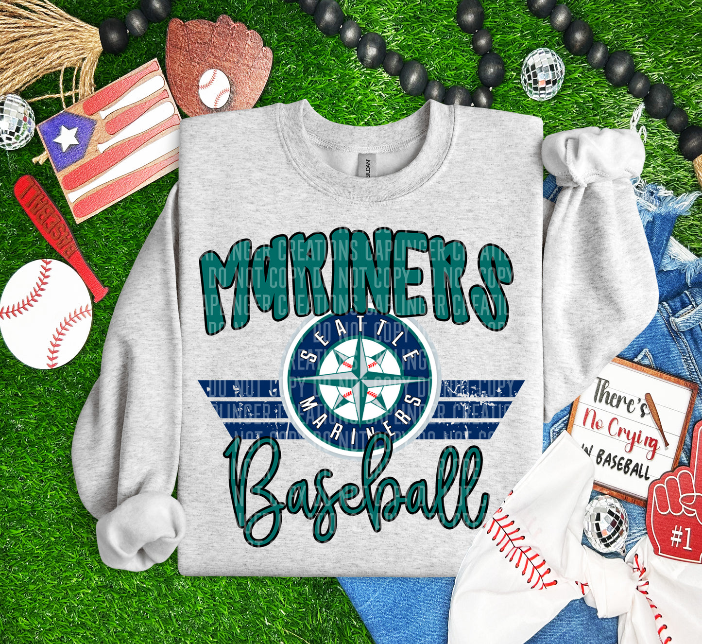Girly Pro Baseball Teams (Choose Yours) 07746