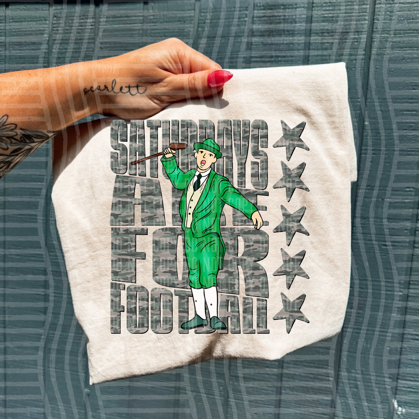 Camo Saturdays Are for College Football Teams (Choose Yours) 00611