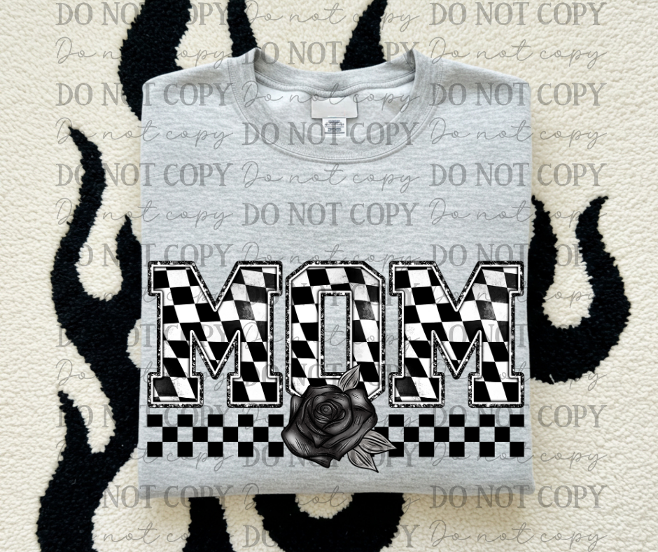 Checkered Rose Name Titles (Choose Yours) 07008