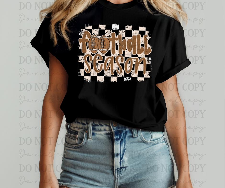 Football Season Checkered 01659