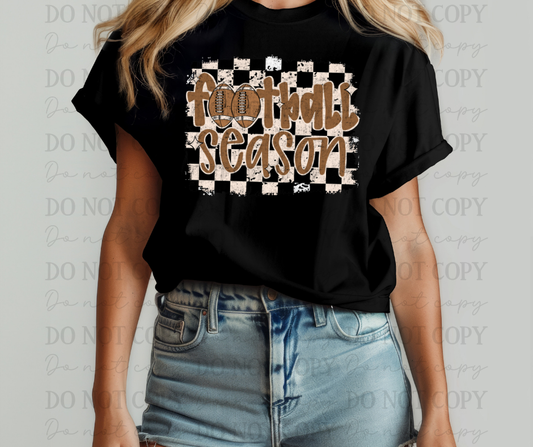 Football Season Checkered 01659