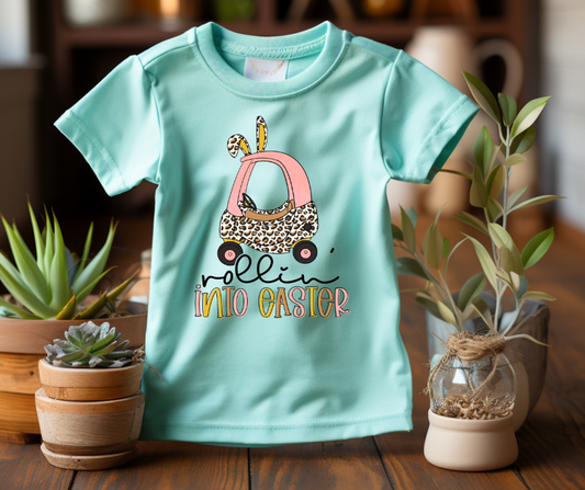 Rollin into Easter Pink DTF Transfer 05537