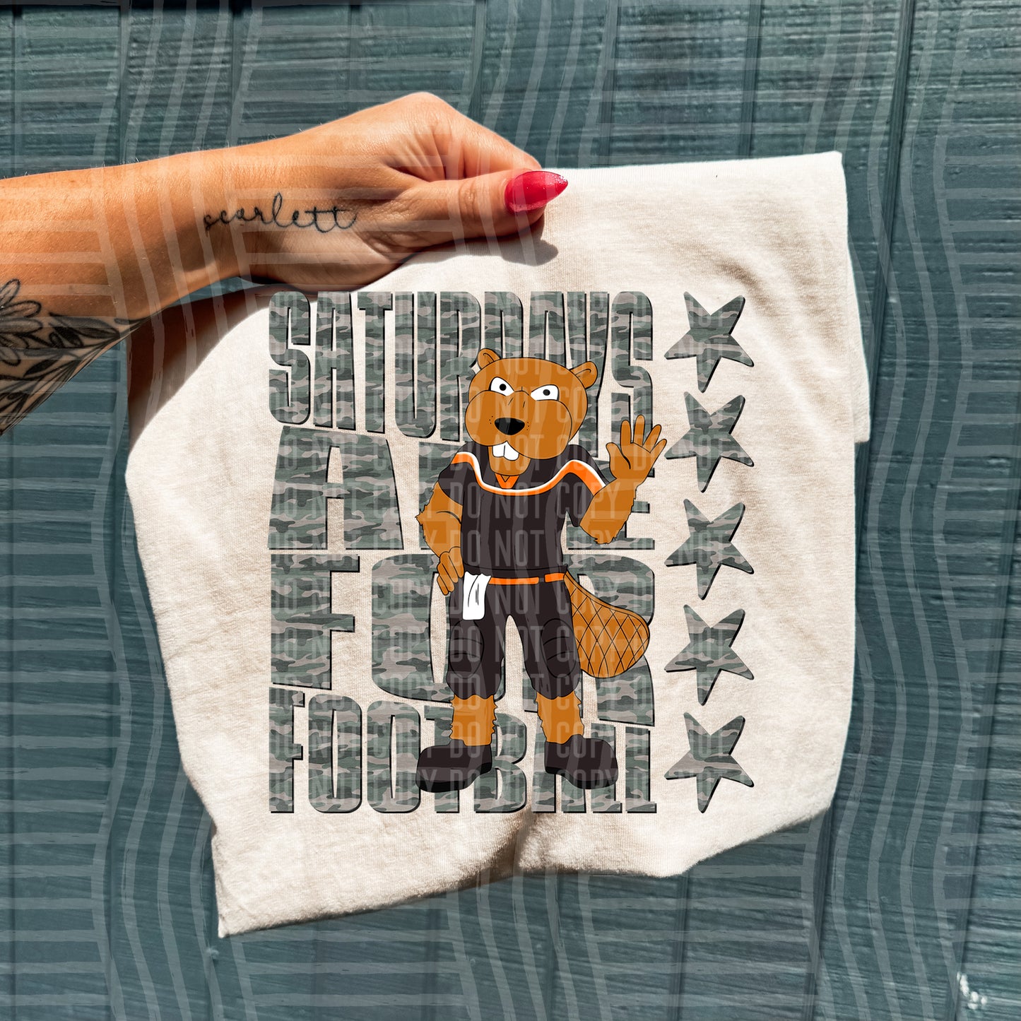 Camo Saturdays Are for College Football Teams (Choose Yours) 00611