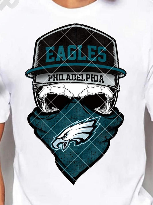 Philadelphia Eagles Skull Bandana 03532