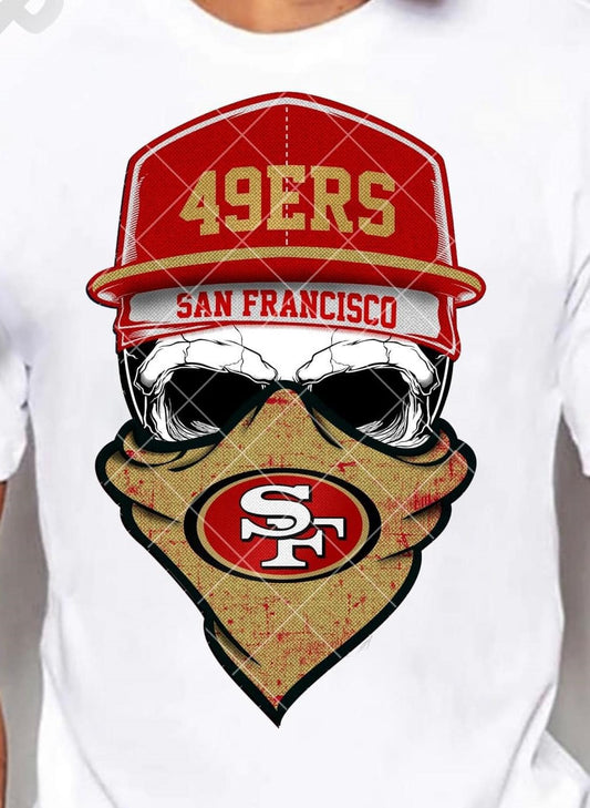 San Francisco 49ers Skull Bandana 03530