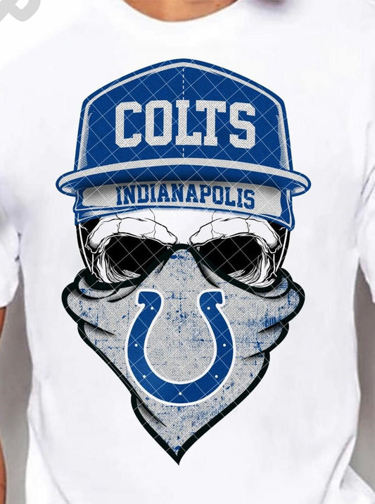 Indianapolis Colts Skull Bandana 03531