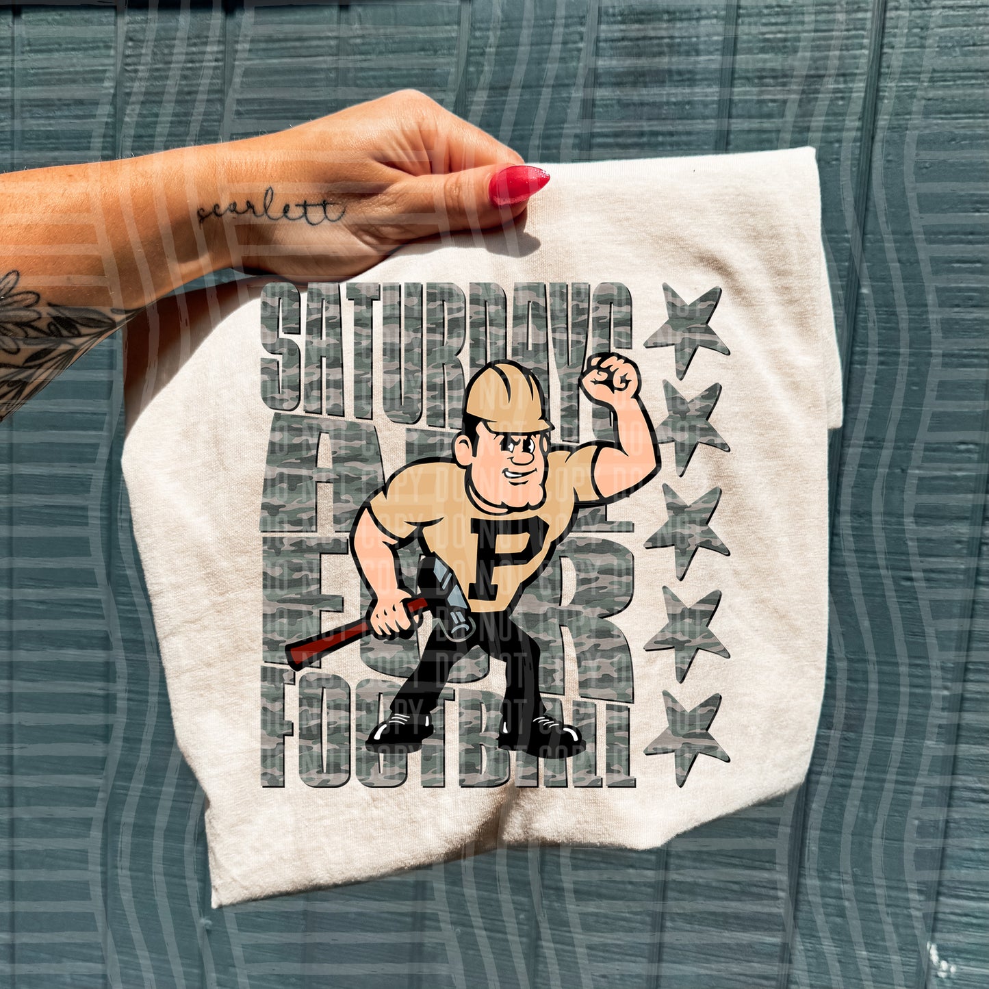 Camo Saturdays Are for College Football Teams (Choose Yours) 00611