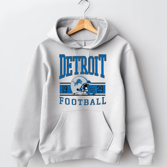 Vintage Detroit Football DTF Transfer 05474