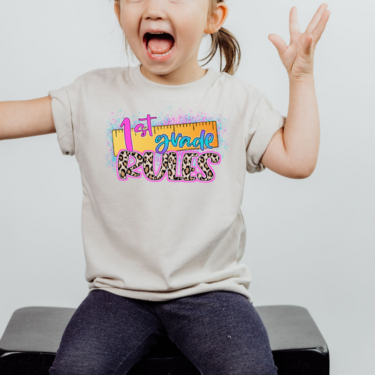 First Grade Rules DTF Transfer 06180