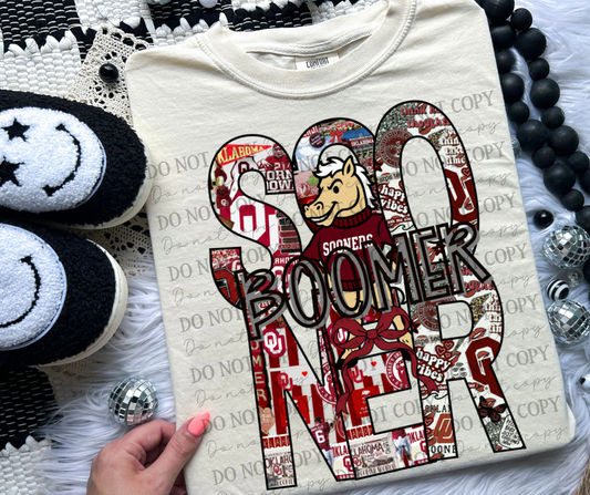 Boomer Sooner Retro Collage 06887