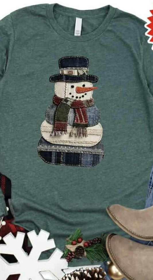 Patchwork Snowman 06679