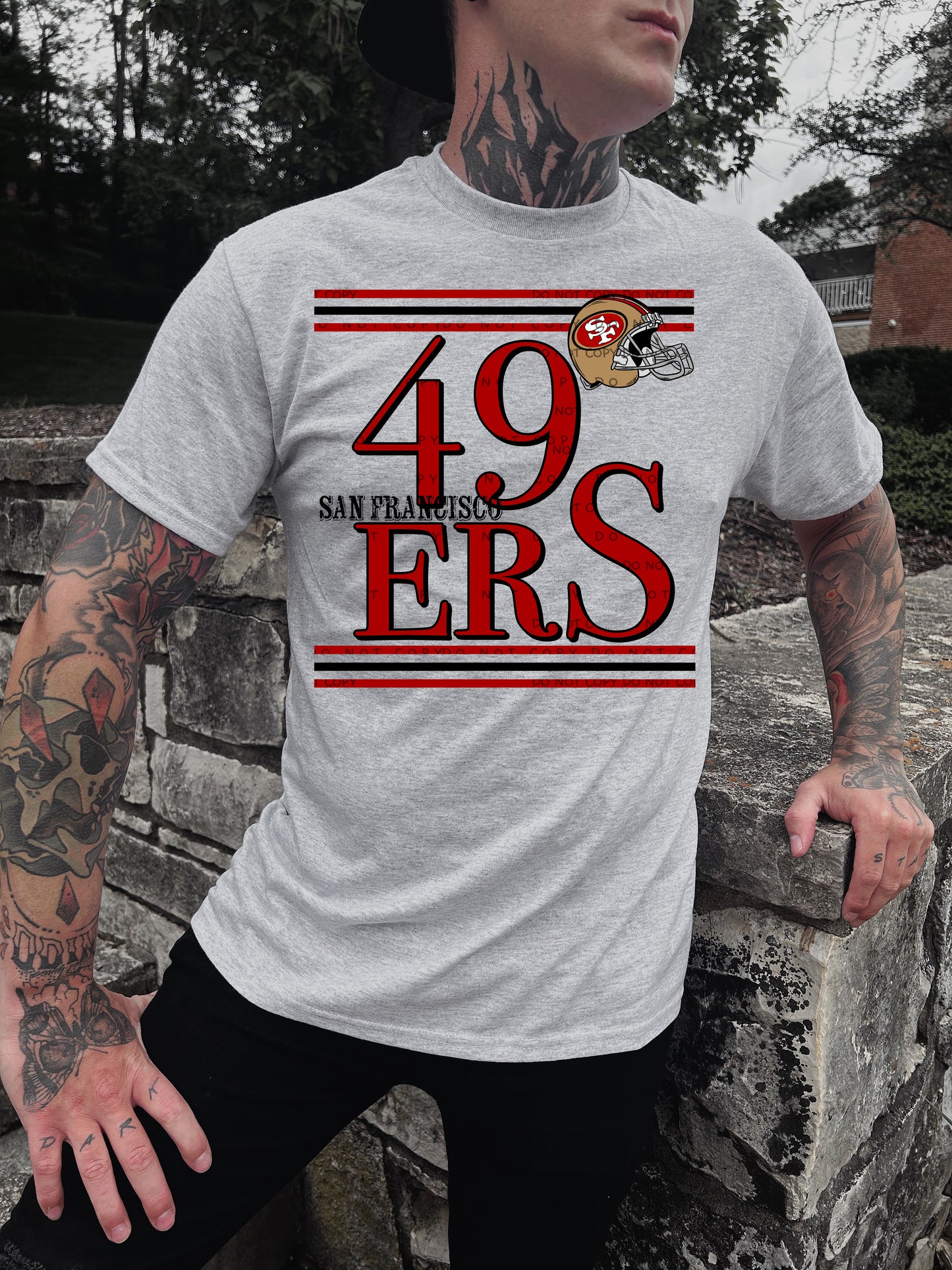 Pro Football Teams Simple Stripes (Choose Yours) 00261