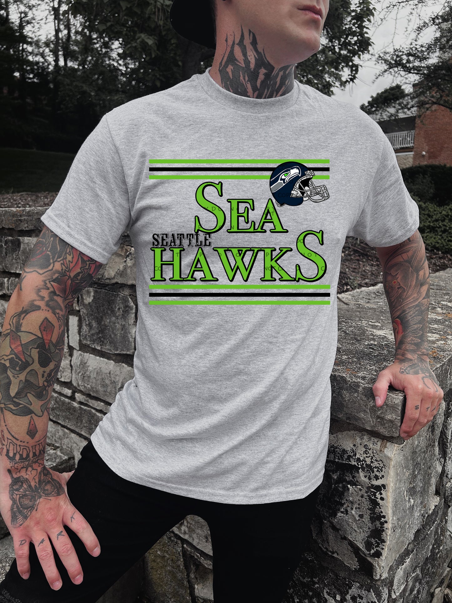 Pro Football Teams Simple Stripes (Choose Yours) 00261