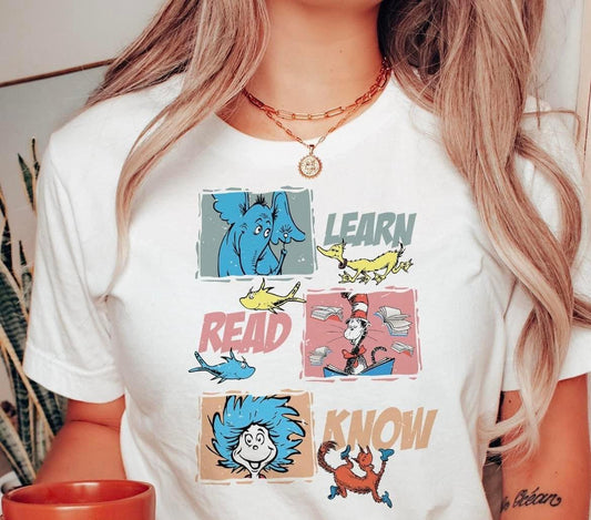 Learn Read Know DTF Transfer 05564