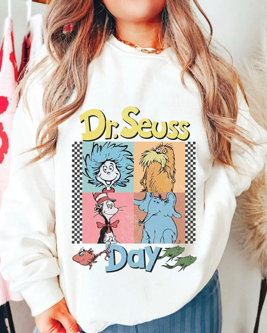 Dr Seuss Day DTF Transfer