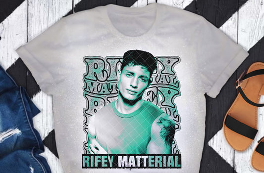 Riffy MATTerial BLUE DTF Transfer 05699