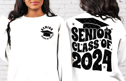 Senior Class Of 2024 with Senior Class Of 2024 pocket DTF Transfer 05691