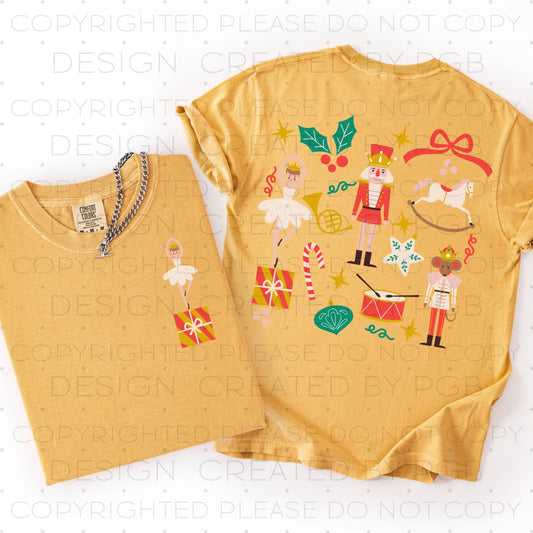 Ballerina + Nutcracker Pocket (POCKET INCLUDED) 06998