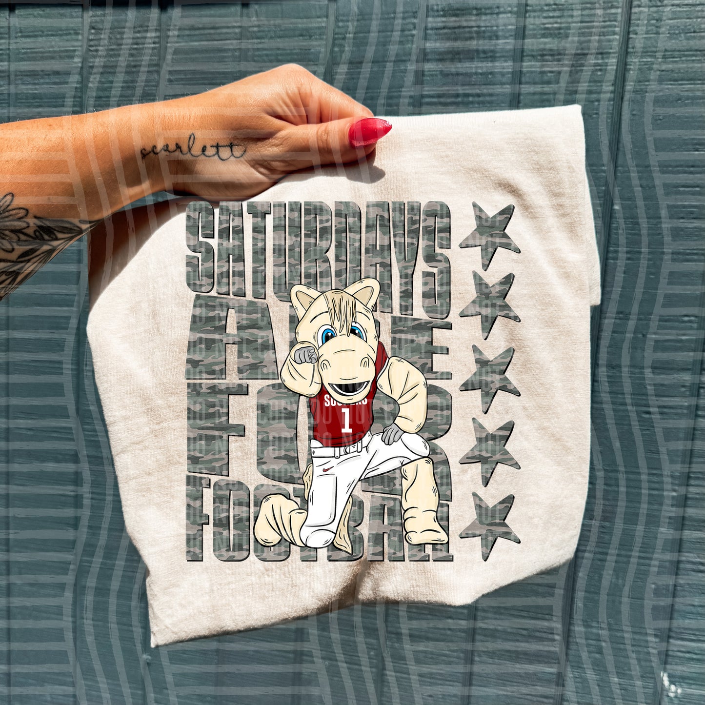 Camo Saturdays Are for College Football Teams (Choose Yours) 00611