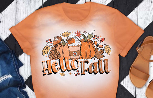 Hello Fall Collage DTF Transfer 05676