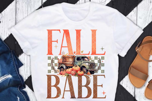 Fall Babe DTF Transfer 05675