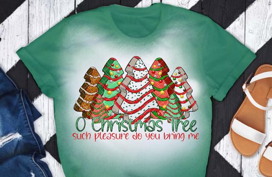 Oh Christmas Tree Such Pleasure You Bring Me DTF Transfer 05673